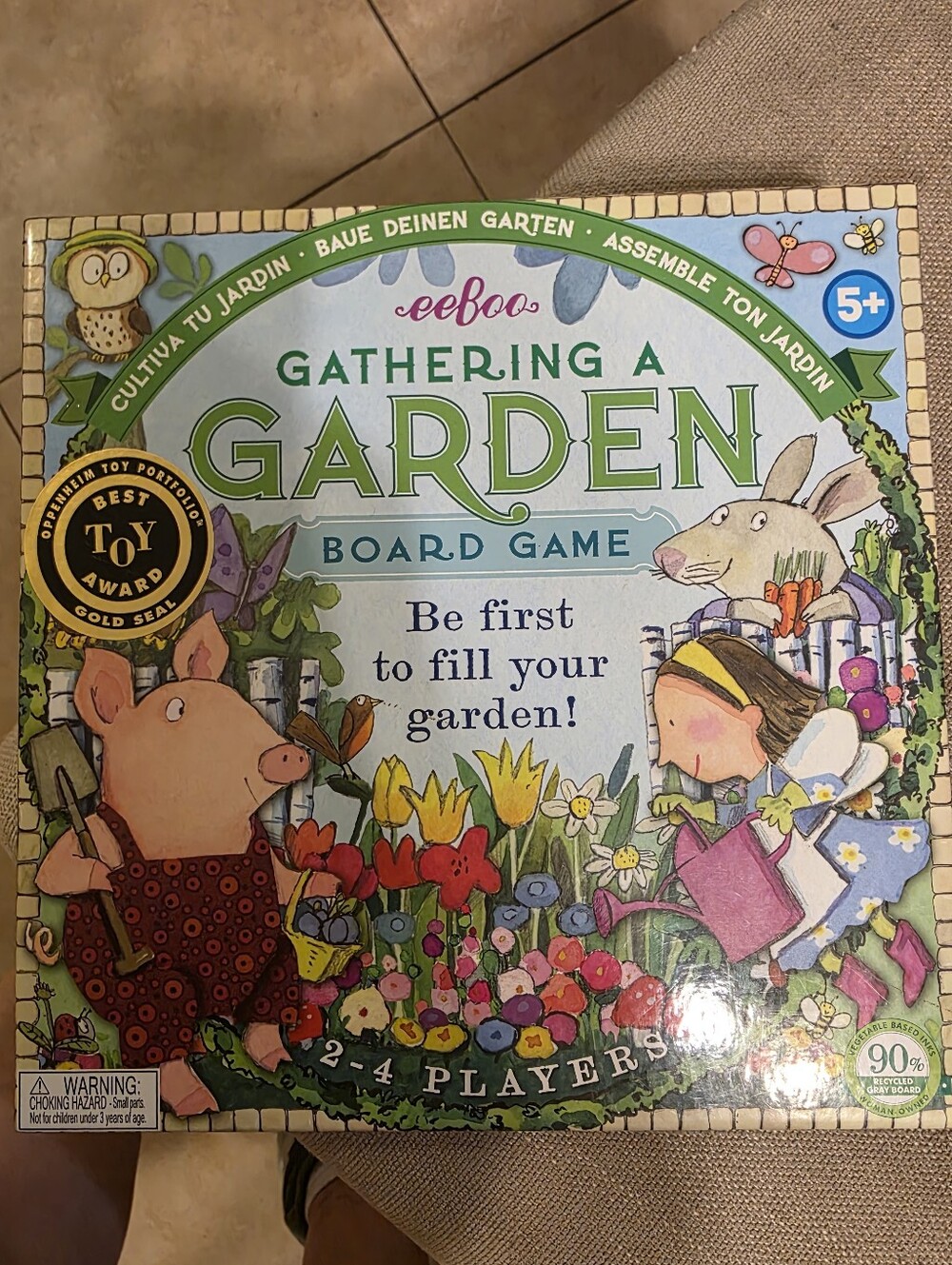 Gathering A Garden Board Game - Ages 5+